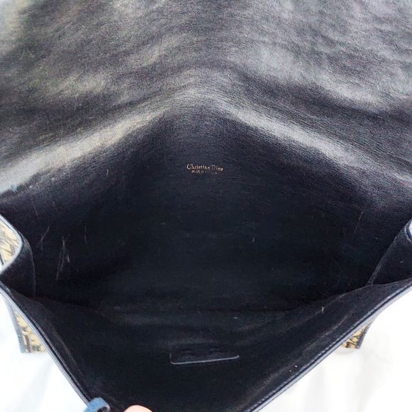 WEEKEND FLASH SALE!! 💯 Rare Dior Vintage 70s Oversized Monogram Clutch - Picture 13 of 17